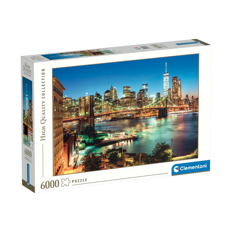Clementoni - 6000 Piece Puzzle - Brooklyn Bridge Lights