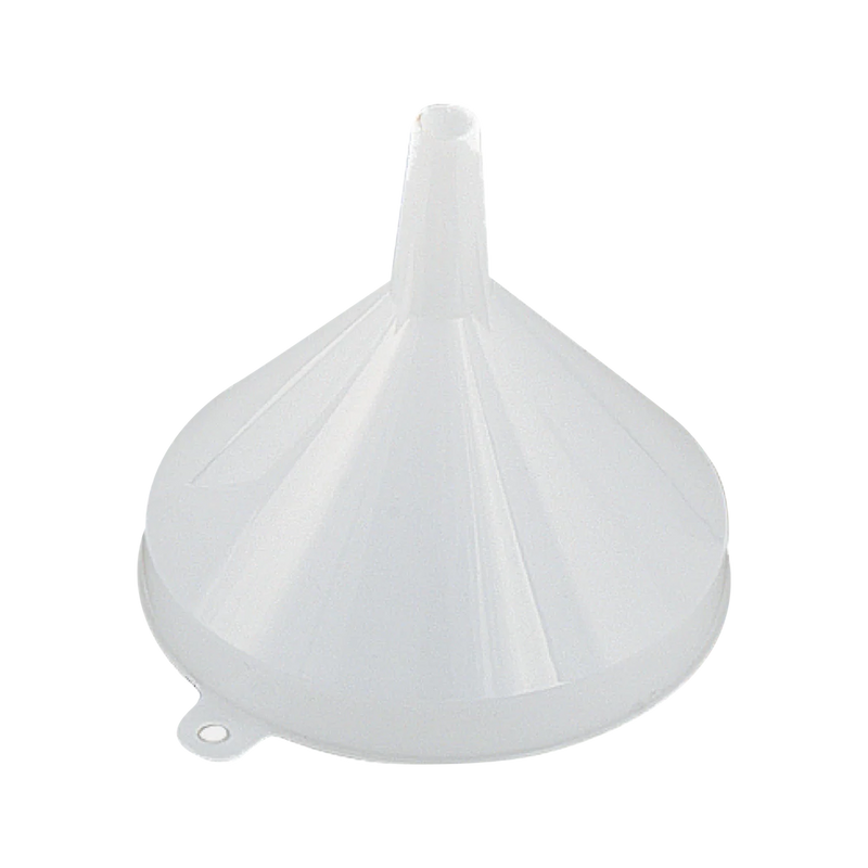 Browne - Polyethylene Funnel - 16 oz / 473 mL - 5.3" / 13.5 cm - Plastic - White