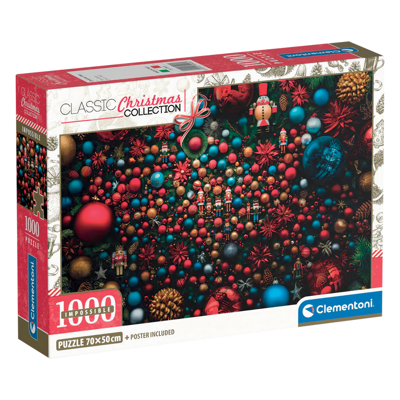 Clementoni - 1000 Piece Puzzle - Impossible - Christmas Vibes