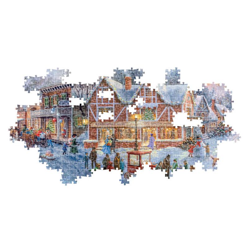 Clementoni - 1000 Piece Puzzle - Panorama - Getting Ready for Christmas
