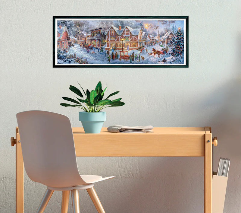 Clementoni - 1000 Piece Puzzle - Panorama - Getting Ready for Christmas