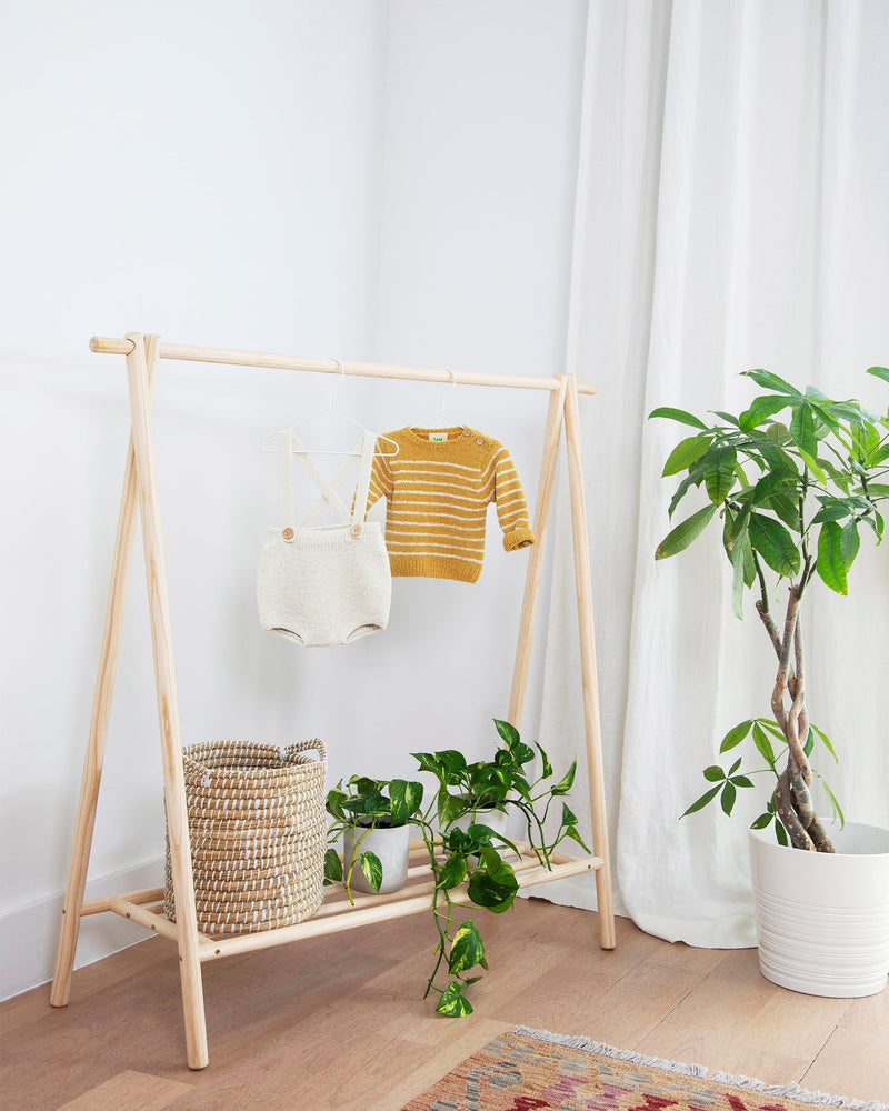 7AM - Long Sleeve Top Striped - Fuzzy