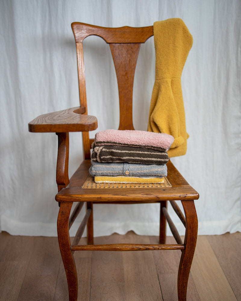7AM Enfant - Hooded Cardigan - Fuzzy