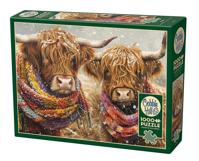 Cobble Hill - 1000 Piece Jigsaw Puzzle - Brrr! | Sample Poster Includedcobble Hill