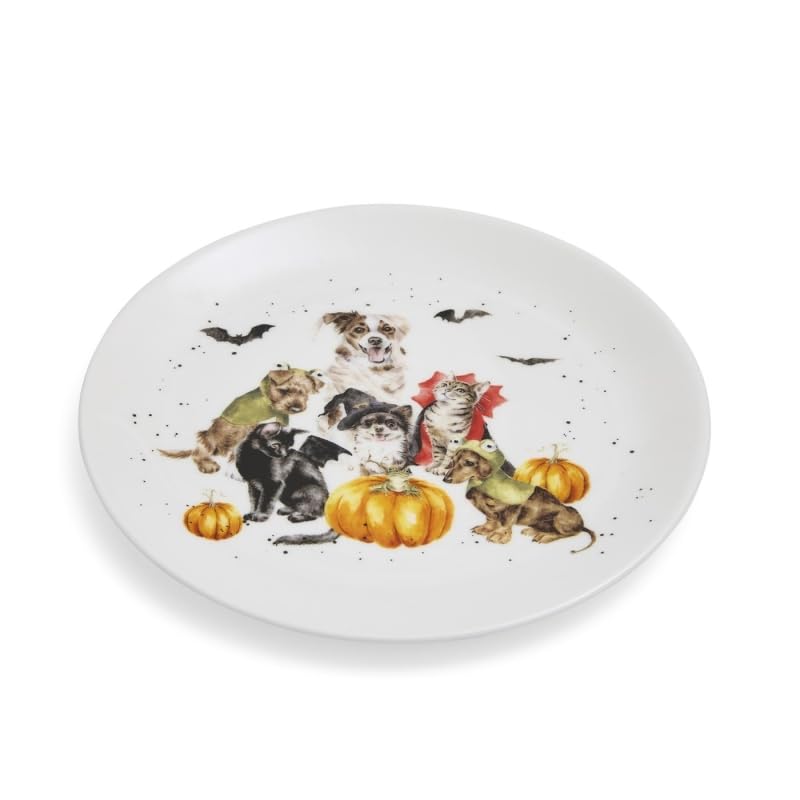 Royal Worcester - Wrendale - HALLOWEEN PLATE 8"