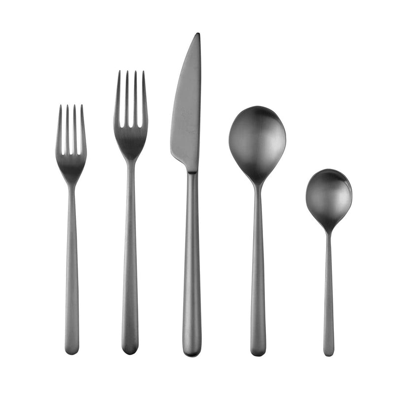 Mepra - Linea Ice Black Gold - 20-Piece Flatware Set