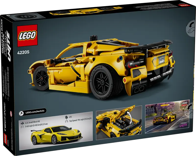LEGO - 42205 - TECHNIC - Chevrolet Corvette Stingray Car - 732pcs