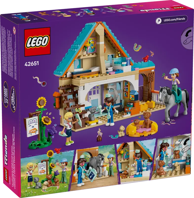 LEGO - 42651 - FRIENDS - Horse and Pet Vet Clinic - 428pcs