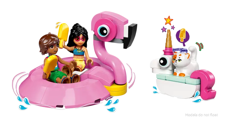 LEGO - 42658 - FRIENDS - Unicorn & Flamingo Pool Party - 99pcs