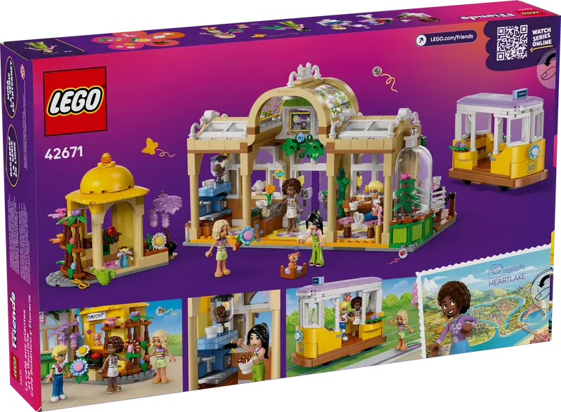 LEGO - 42671 - FRIENDS - Plant Cafe & Flower Shop - 1138pcs