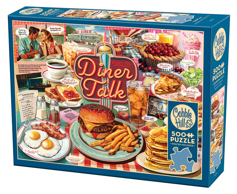 Cobble Hill - 500 Piece Jigsaw Puzzle - Diner Talk