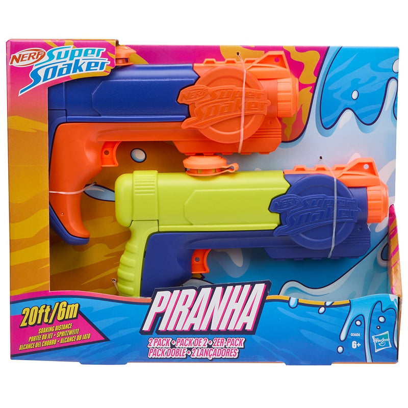 Nerf - Supersoaker - Piranha Surge 2PK