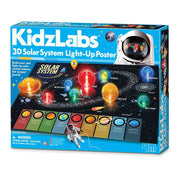 4M - 3D Solar System LIGHT-UP Poster - Limolin 