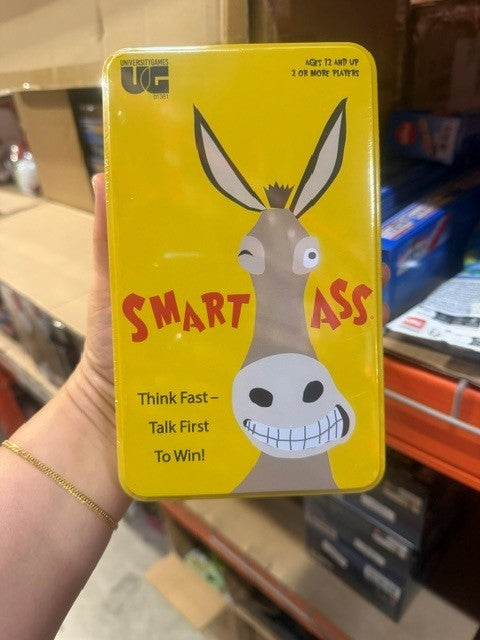 University Games - Smart Ass - Card Game (Tin)