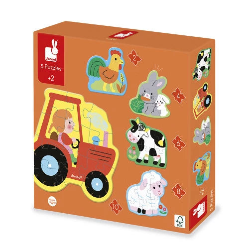 Janod - PUZZLE - BABY FARM