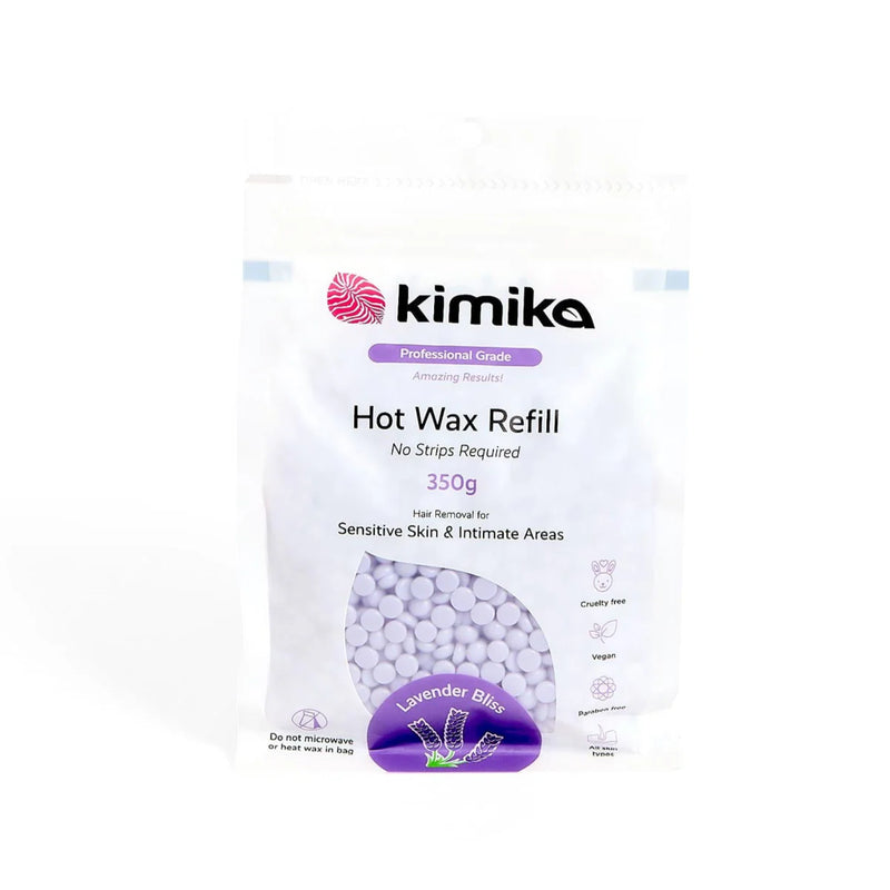 KIMIKA - Hot Wax Beads Refill Bag Lavender 350g (8/Case)