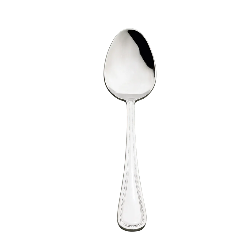 Browne - Contour Dessert Spoon - 18/0 Stainless Steel - Mirror Finish | 7.4 in / 18.9 cm