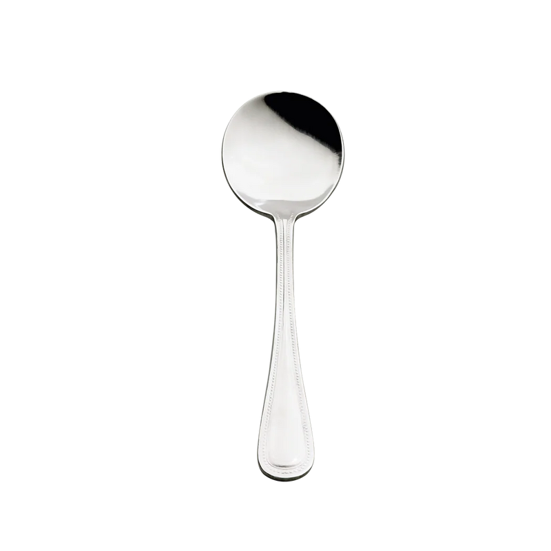 Browne - Contour Bouillon Spoon - 18/0 Stainless Steel - Mirror Finish | 6.3 in / 16 cm