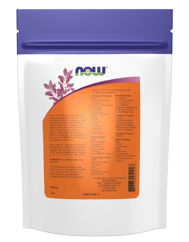 Now - Vcaps "0" Veg Non - Gelatin 300's