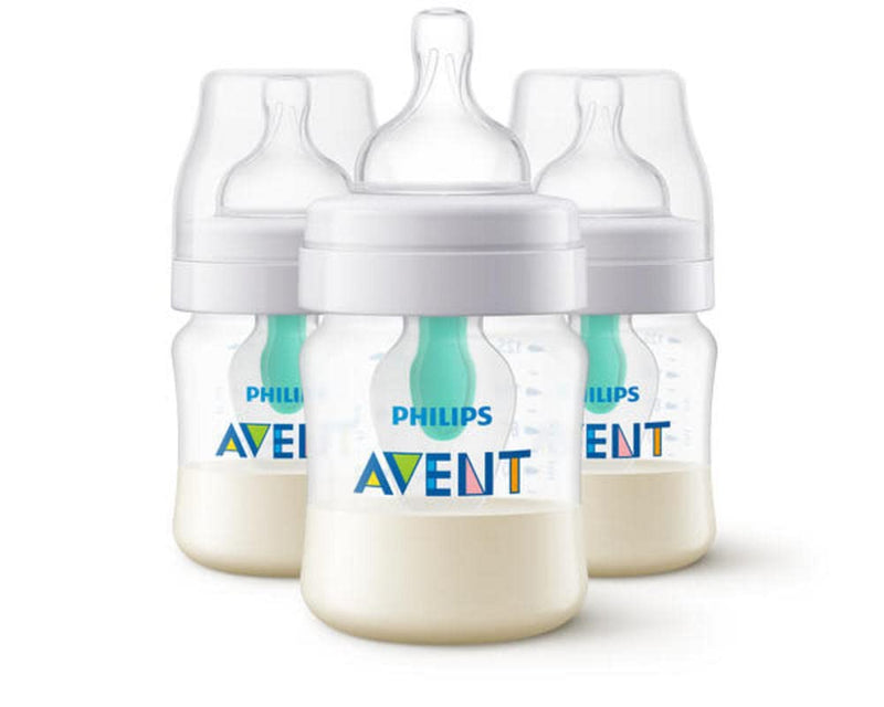 Philips Avent Anti-Colic AirFree Bottle SCY701/03, 4 oz., Slow Flow