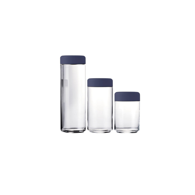 Mepra - Atmosfera Food Container - Urano Materic Cobalt - 3-Piece Set