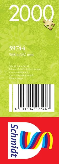 Schmidt Spiele - 2000 Piece Puzzle - Swirling Colours in Bloom