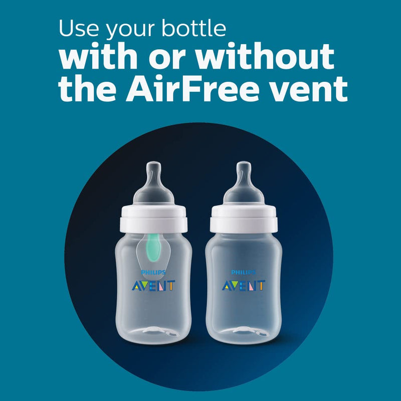 Philips Avent Anti-Colic AirFree Bottle SCY701/03, 4 oz., Slow Flow