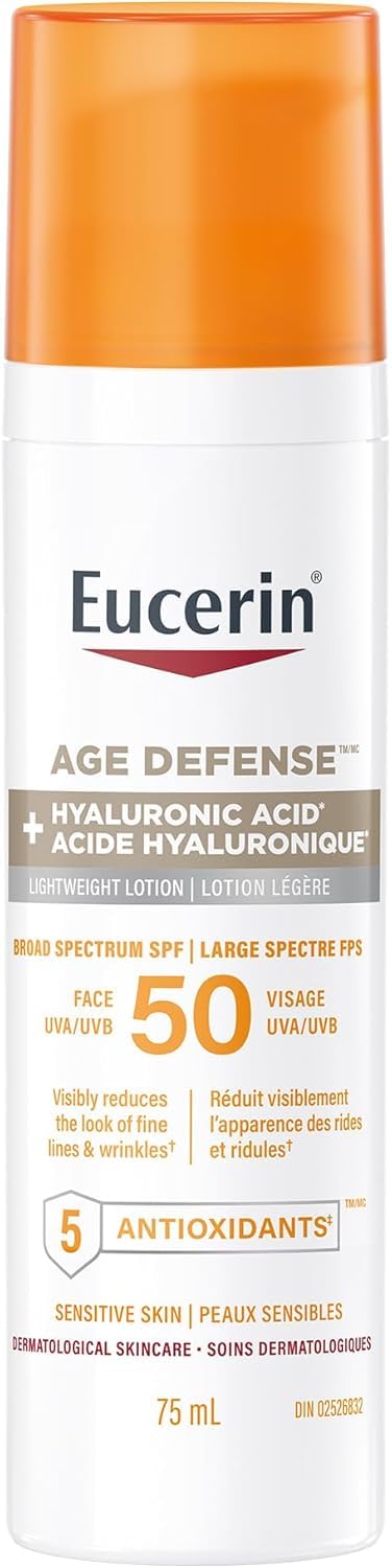 Eucerin Age Defense Face Sunscreen SPF 50, 75 mL