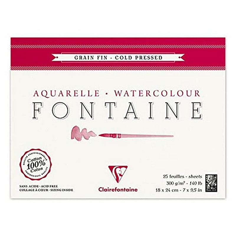 Clairefontaine - Fine Grain Fountain 300G 18X24