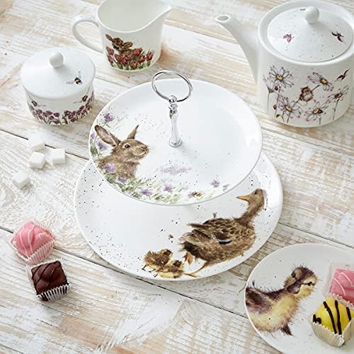Royal Worcester - Wrendale Designs - 2 TIERED CAKE STAND