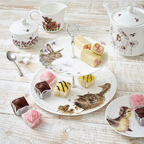 Royal Worcester - Wrendale Designs - 2 TIERED CAKE STAND