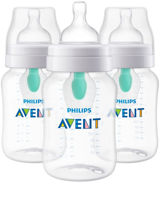 Philips Avent Anti-Colic AirFree Bottle SCY703/03, 9 oz., Medium Flow