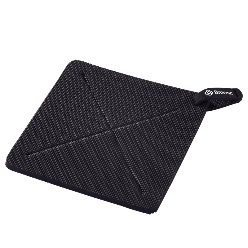 Browne - Ultra Thick Hot Pad - 10" / 25 cm - Flxaprene - Black