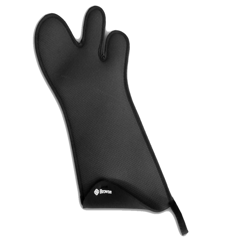Browne - Oven Mitt - 3 - Finger - 16.4" / 41.6 cm - with Nomex Binding