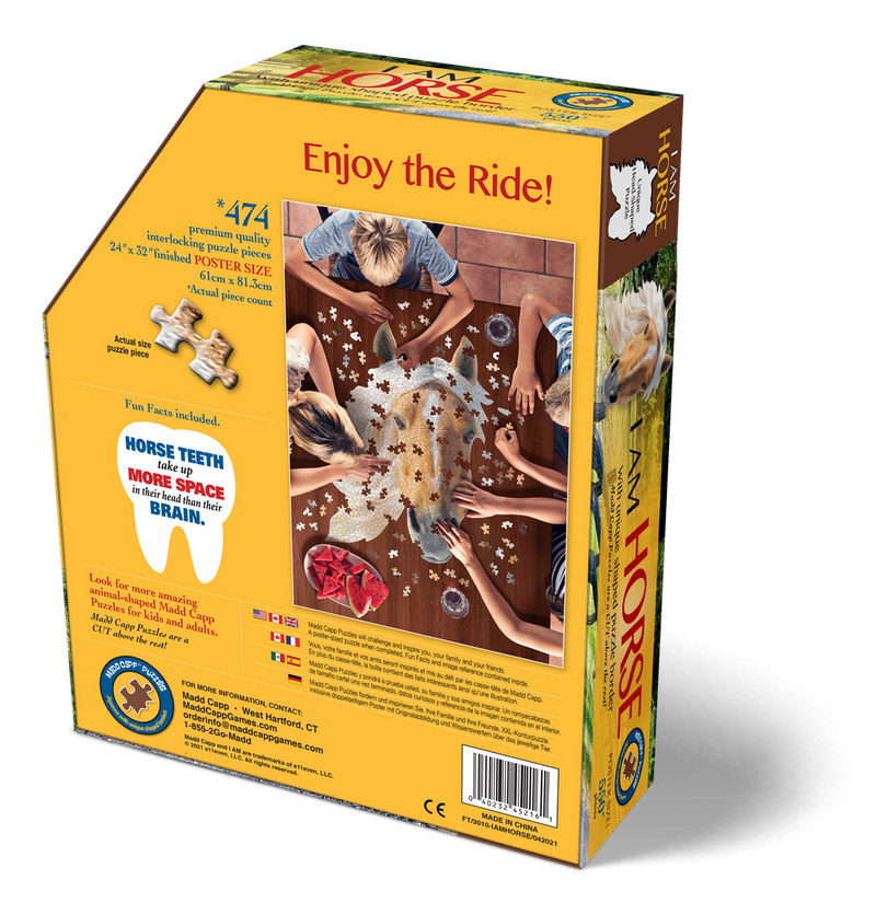 Madd Capp Puzzles – I Am Horse Jigsaw Puzzle | 550 Pieces – product view 4