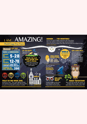 Madd Capp Puzzles – I Am Owl Jigsaw Puzzle | 535 Pieces – educational Fun Facts insert