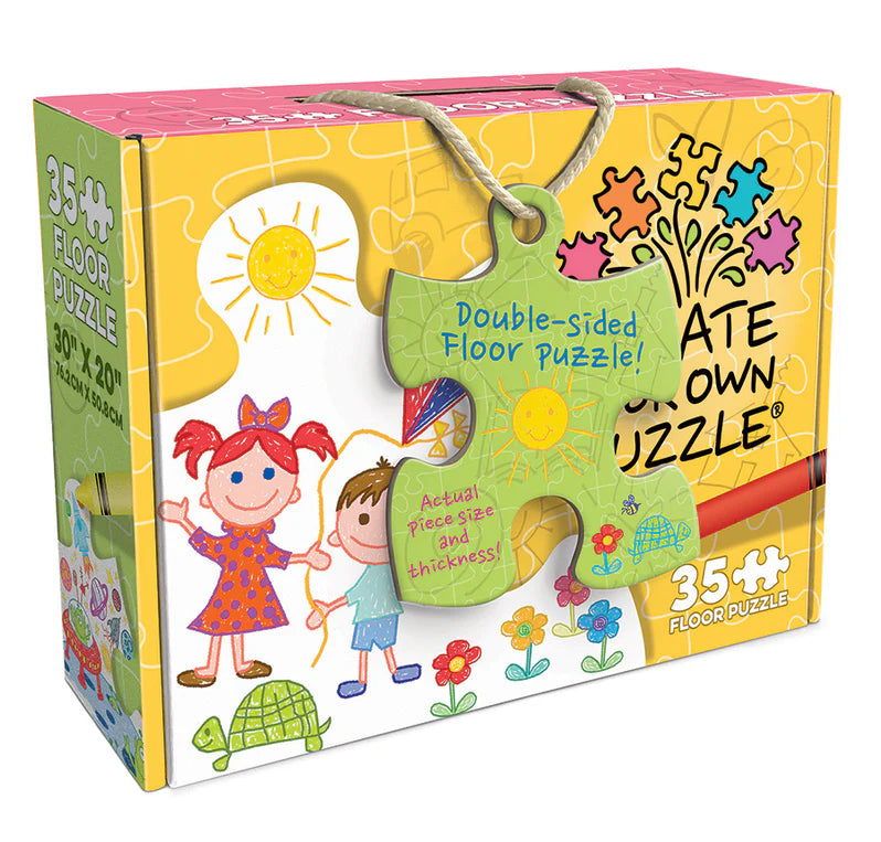 Cobble Hill - 35 Piece Jigsaw Puzzle - Create Your Own Floor | Old Version