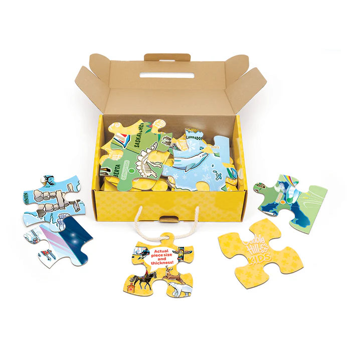 Cobble Hill - 35 Piece Jigsaw Puzzle - Map Of Canada | Old Version