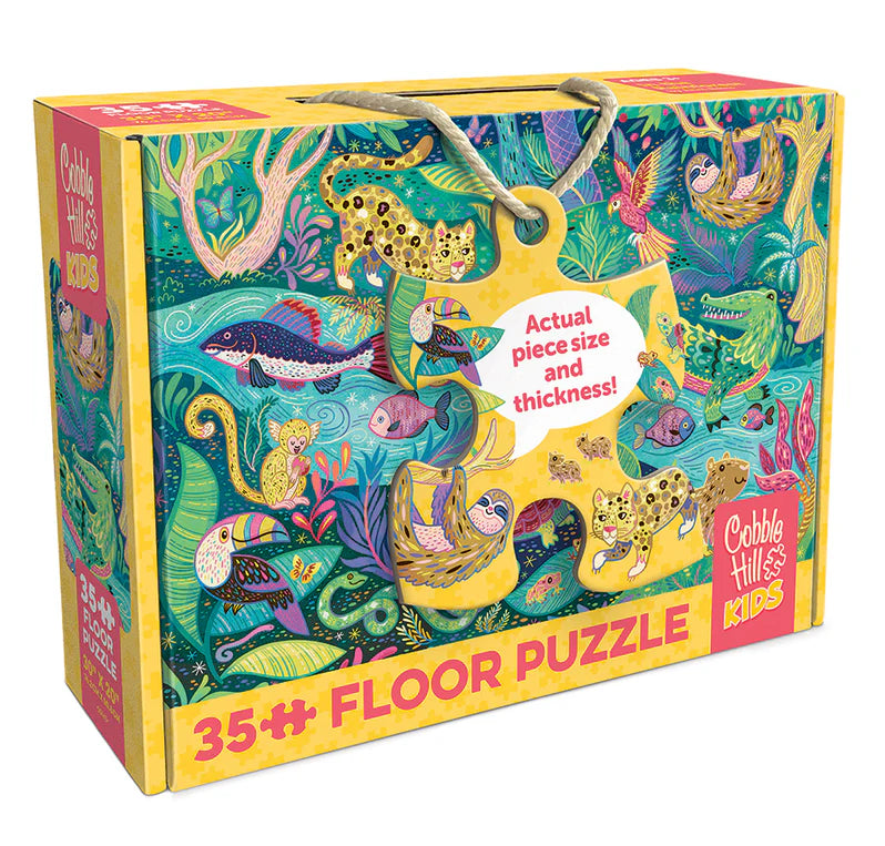Cobble Hill - 35 Piece Jigsaw Puzzle - In The Rainforest | Old Version