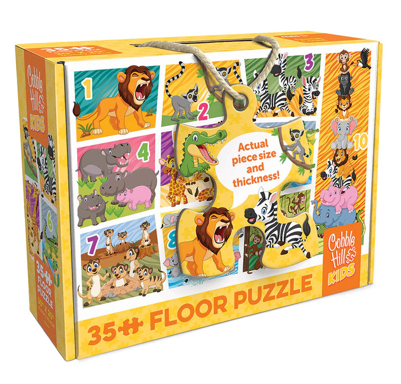 Cobble Hill - 35 Piece Jigsaw Puzzle - Animal Count | Old Version