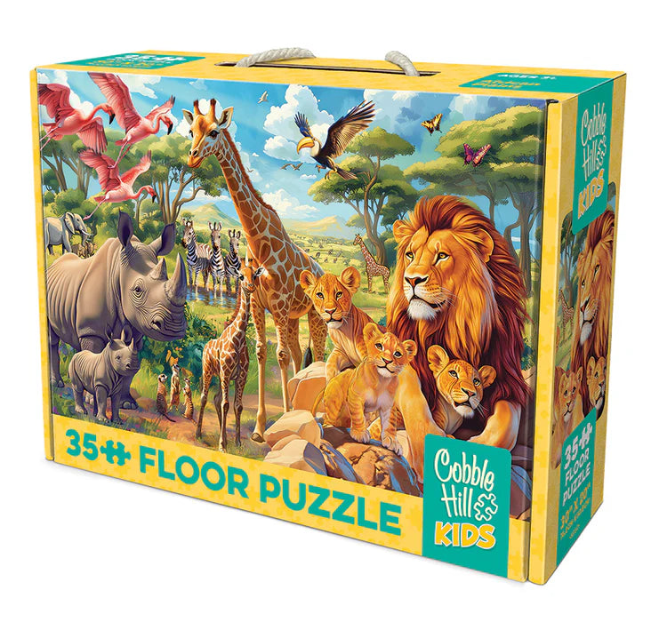 Cobble Hill - 35 Piece Jigsaw Puzzle - African Plains | Old Version
