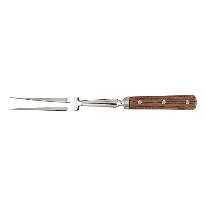 Browne - Pot Fork - Wood Handle - 14" / 35.6 cm - Stainless Steel