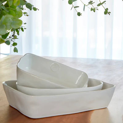 Costa Nova - Nova White Rect. Baker Medium