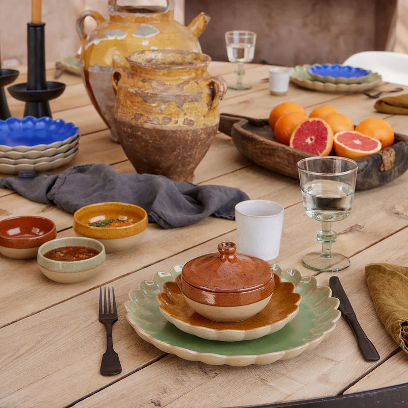 Costa Nova - Marrakesh Sable Blanc Small Covered Dish | 12 cm / 4.7 in