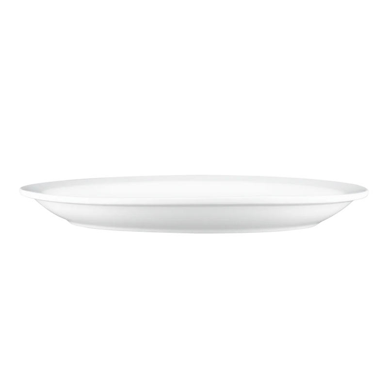 Browne - Palm Oval Platter - White - Porcelain | Diameter 11.5 in / 29.2 cm