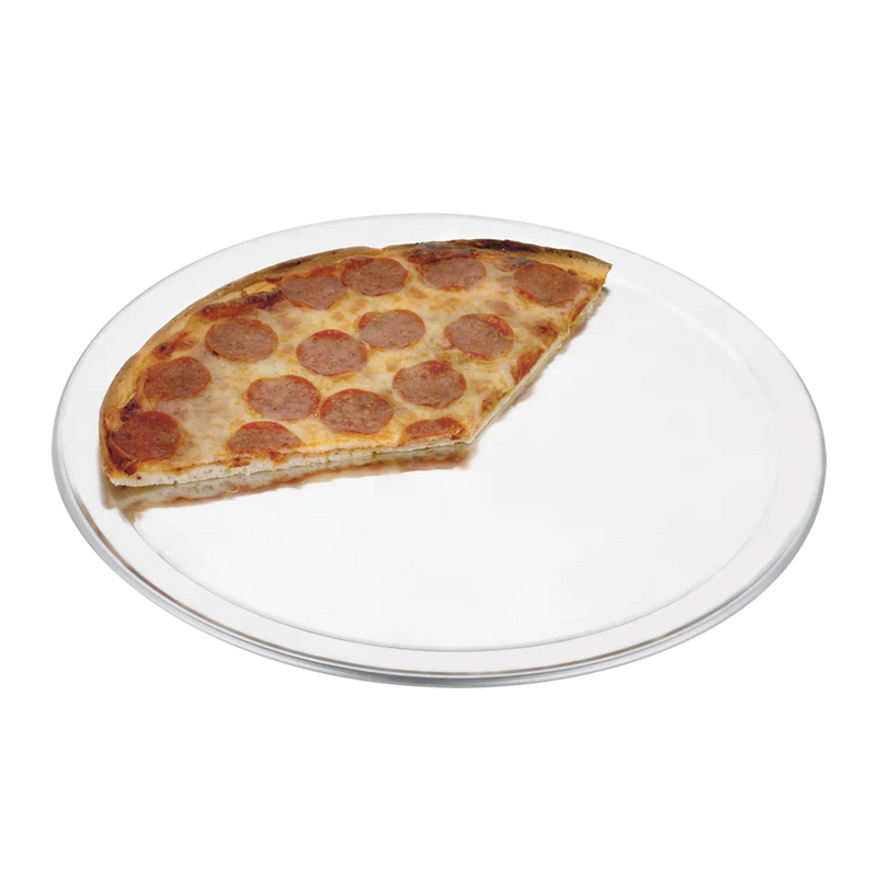 Browne - THERMALLOY Wide Rim Pizza Pan, 16"/40.6cm dia, 1"/2.54cm Height, 18ga/1.0mm, Aluminum