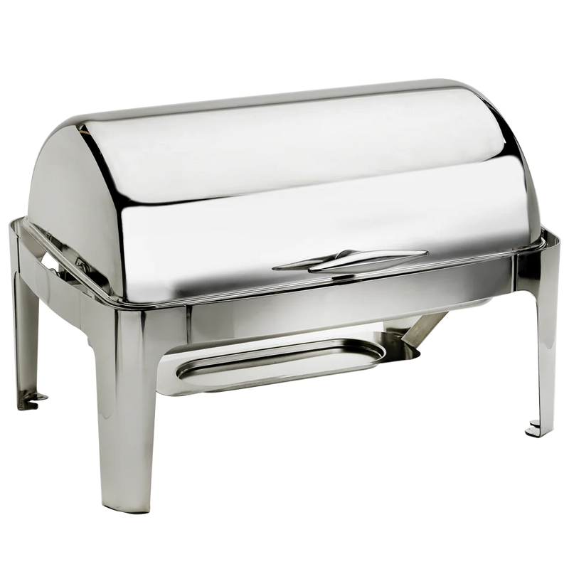 Browne - Chafer - Cadence - Rectangular - Full Size with Roll Top Cover | 9 qt / 8.5 L / 26.5 x 21.5 x 17.5 in