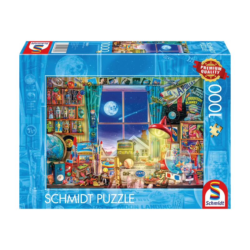 Schmidt Spiele - 1000 Piece Puzzle - Up to the Moon