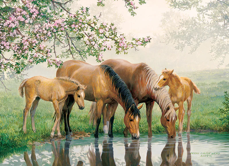 Cobble Hill - 35 Piece Tray Puzzle - Watering Hole