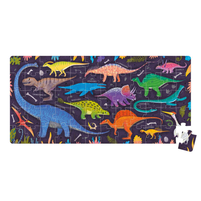 Banana Panda - I LOVE DINOSAURS - 60pc PUZZLE (4+) - Limolin 